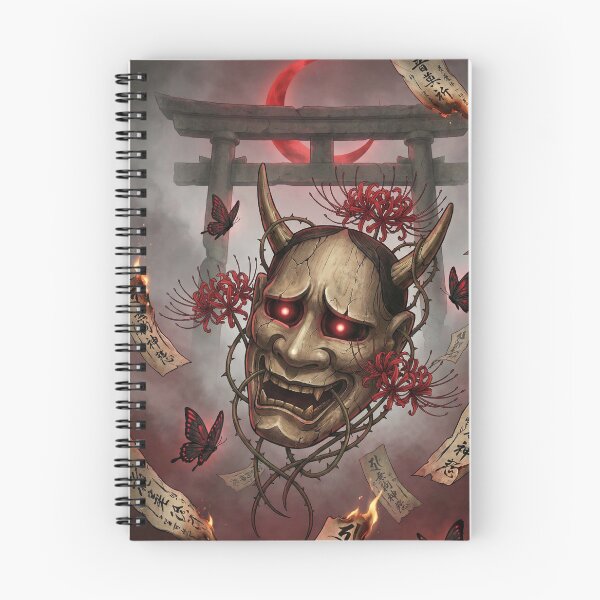 Item preview, Hannya Curse: Thorns and Burning Talismans designed and sold by Mori-no-Akari.