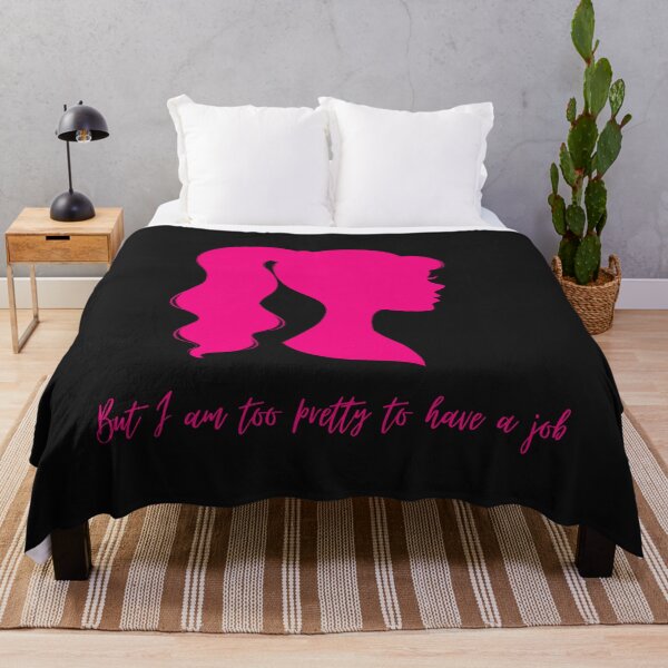 Item preview, But I am too pretty to have a job funny girly present for pretty girls with attitude, girlfriend, friend designed and sold by murroedesigns.