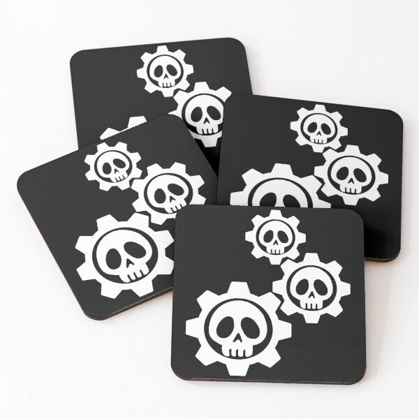 Item preview, Copie de Skulls and gears (red) designed and sold by Lagueny.