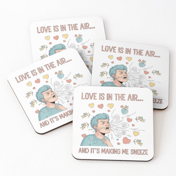 Item preview, Funny Valentine Sneeze Cartoon designed and sold by Pixelzo.