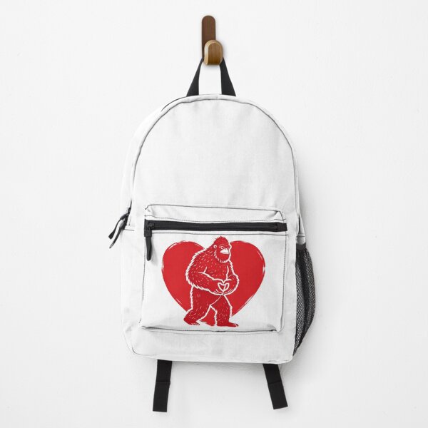 Item preview, Bigfoot in Love – Sasquatch Heart Silhouette designed and sold by myforestfog.