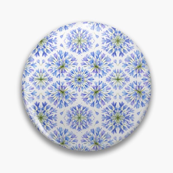Item preview, Radial Umbel Agapanthus Pattern designed and sold by HOMETOWN86.