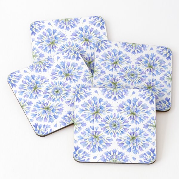 Item preview, Radial Umbel Agapanthus Pattern designed and sold by HOMETOWN86.