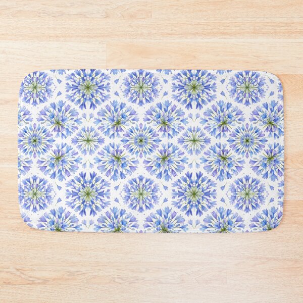 Item preview, Radial Umbel Agapanthus Pattern designed and sold by HOMETOWN86.