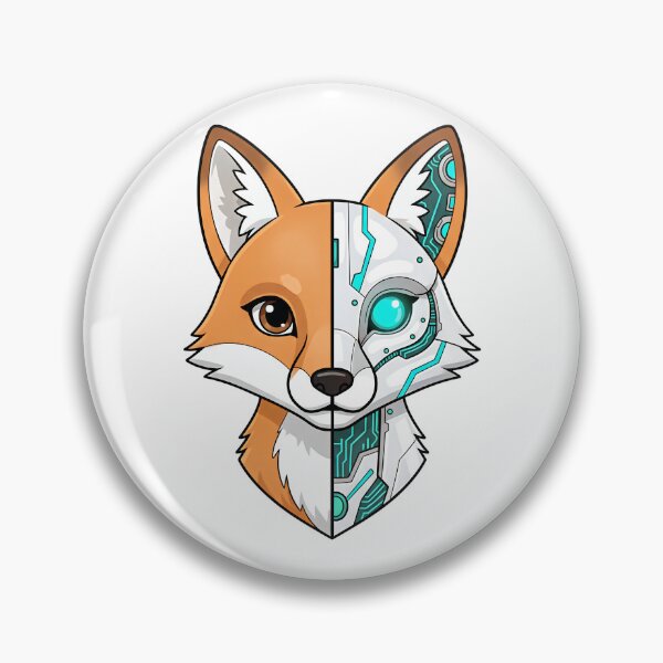 Item preview, Cyber Fox designed and sold by Paw Print Tee.