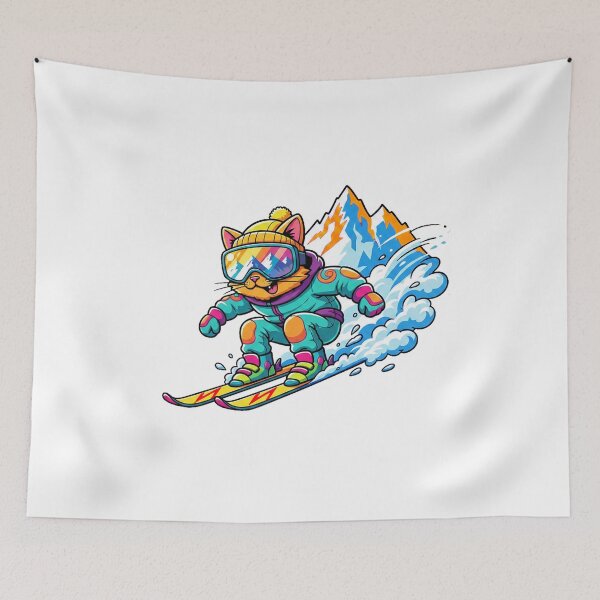 Item preview, cat ski goggles designed and sold by YounexxART.