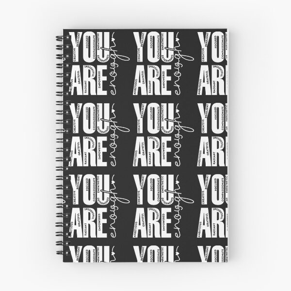 Item preview, You Are Enough – Retro Aesthetic Mental Health Affirmation designed and sold by ShAn_Designs.