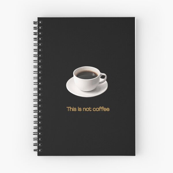 Item preview, This Is Not Coffee – Minimal Conceptual Art designed and sold by Mosogoloso.