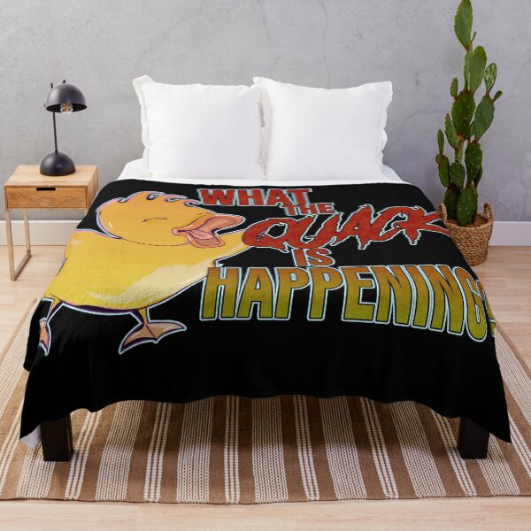 Item preview, What The Quack Is Happening | Funny Screaming Duck Chaos designed and sold by Kyradem.