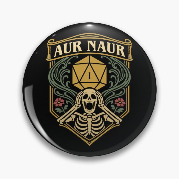 Artikelvorschau, Aur Naur Lustige kritische Fehlschläge D20 Würfel Tabletop-Rollenspiel entworfen und verkauft von pixeptional.