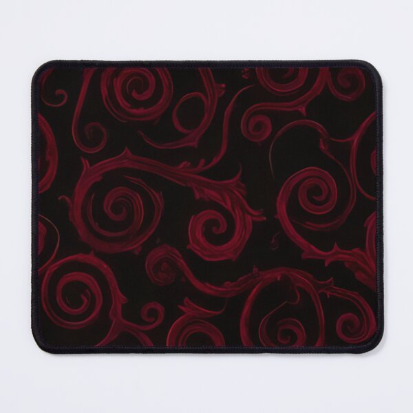 Item preview, Red Gothic Swirls Romantic Pattern designed and sold by Good Vibes .