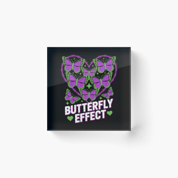 Item preview, Butterfly Effect Barbed Wire Heart Purple Green Stars Valentine's Day designed and sold by DarylWelsh2024.
