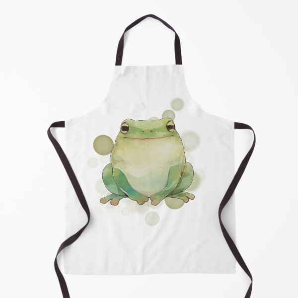 Item preview, Smiling Sitting Frog – Animal Illustration designed and sold by iamKRUK.