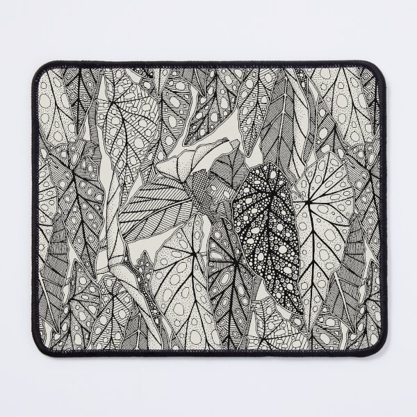 Item preview, begonia maculata black mono designed and sold by scrummy.