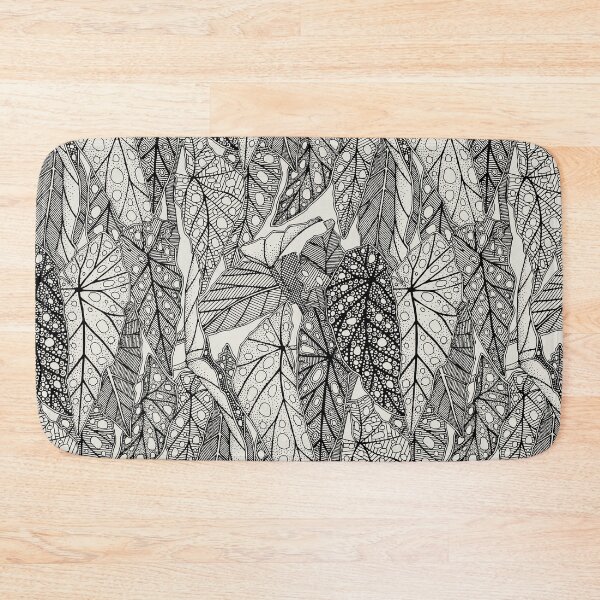 Item preview, begonia maculata black mono designed and sold by scrummy.