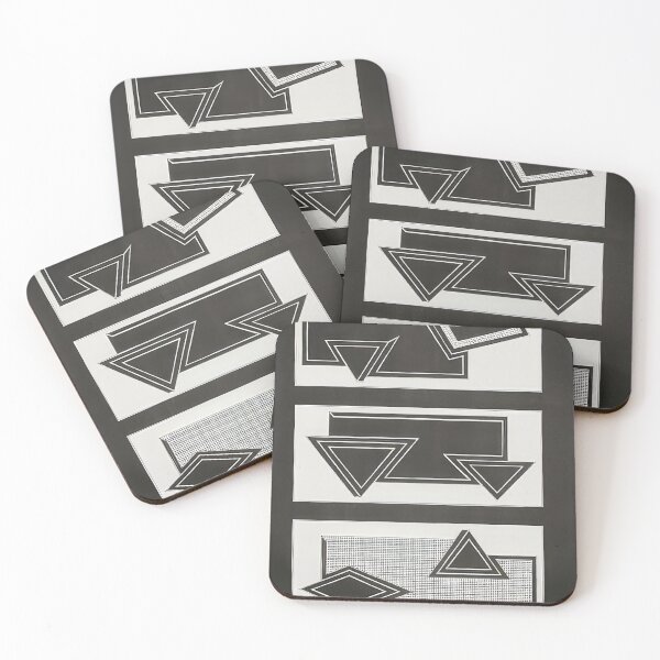 Item preview, black stack 1970 - Frank Stella designed and sold by nebelimr.