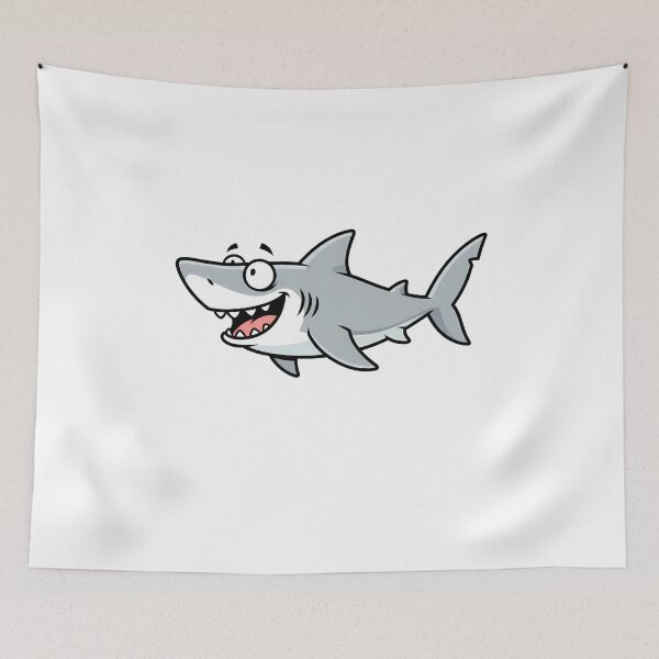 Item preview, Cute Cartoon Shark Sea Creature designed and sold by k3rstman1.