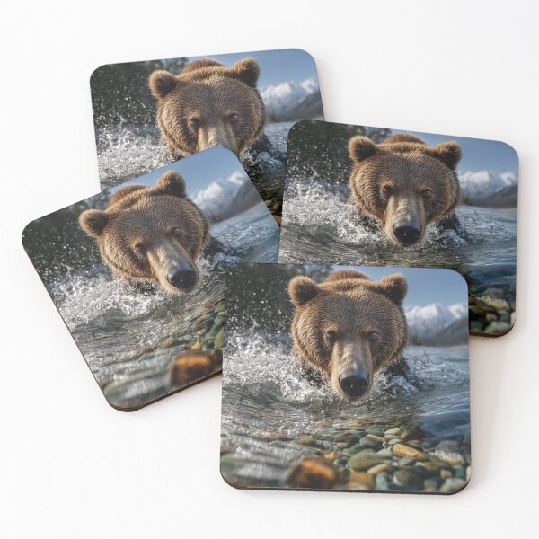 Item preview, Glacial Gaze: The Brown Bear's Pursuit designed and sold by ThaCriações.