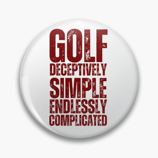 Item preview, Golf - Simple but Complicated designed and sold by TheBootRoom.