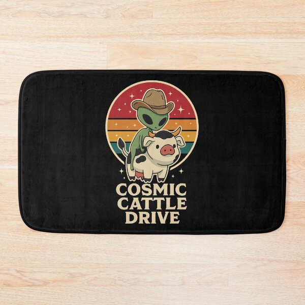 Item preview, Cosmic Cattle Drive – Retro Alien Rodeo Adventure designed and sold by digijob.