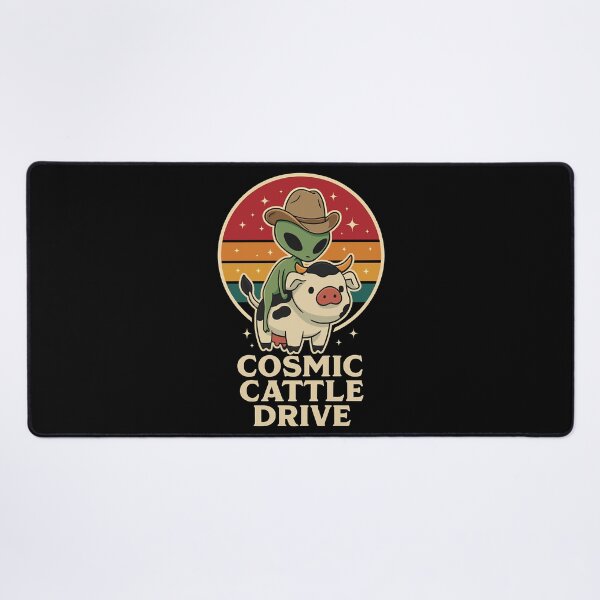 Item preview, Cosmic Cattle Drive – Retro Alien Rodeo Adventure designed and sold by digijob.