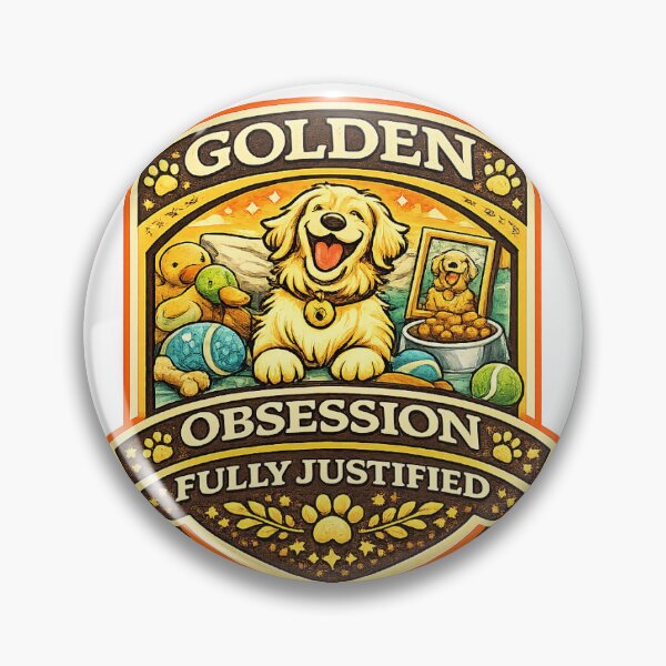 Item preview, Golden Obsession Fully Justified Golden Retriever Gift designed and sold by WildVista.
