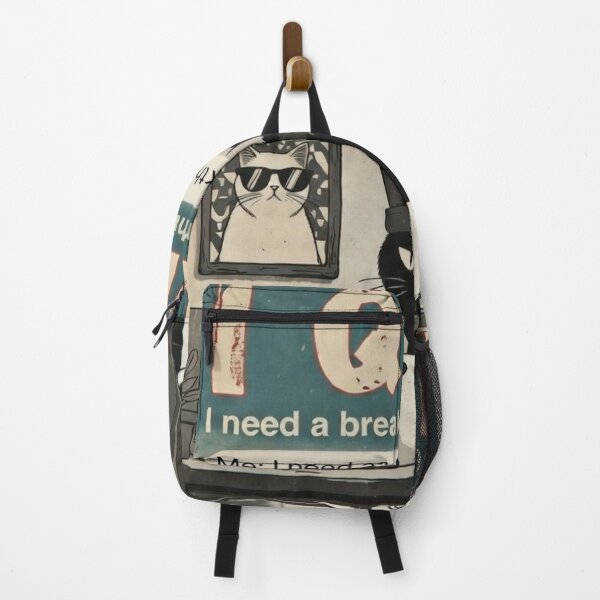 Item preview, Sarcastic Black Cat Barista I Quit Burnout Meme designed and sold by Dariusz.K.