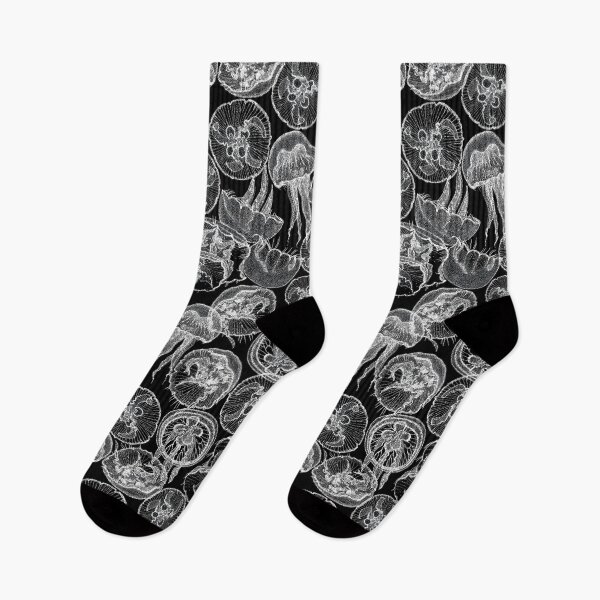 Item preview, moon jellyfish black designed and sold by scrummy.