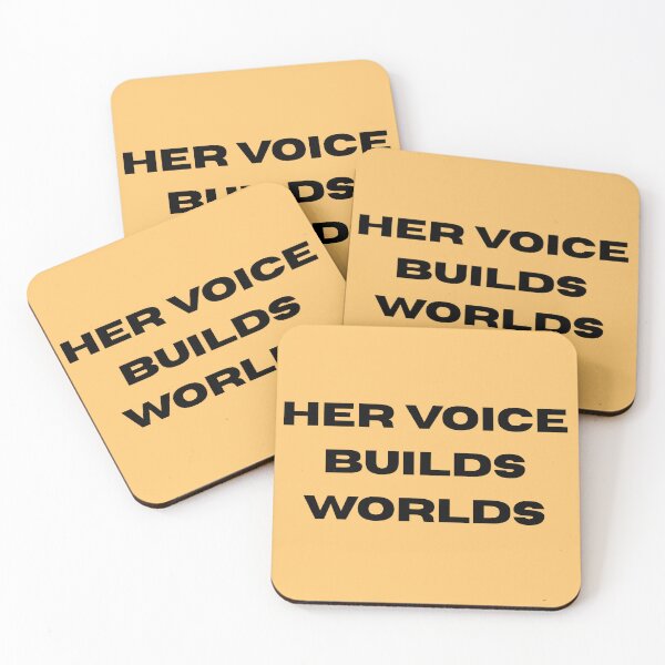 Item preview, Her Voice Builds Worlds • International Women’s Day designed and sold by Yassine SEBA.