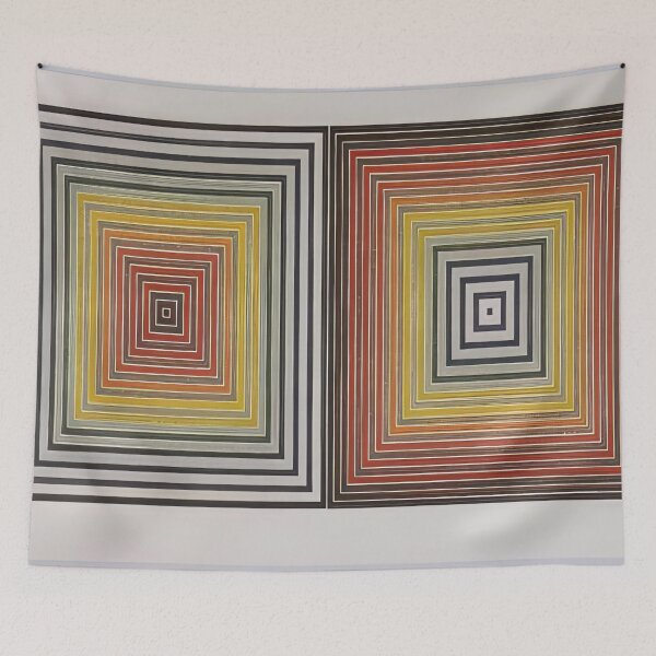 Item preview, double gray scramble 1973 - Frank Stella designed and sold by nebelimr.