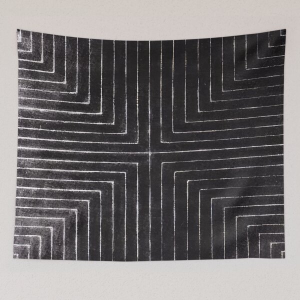 Item preview, die fahne hoch 1959 - Frank Stella designed and sold by nebelimr.