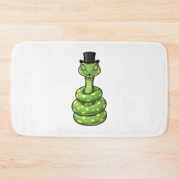 Item preview, Hypnotic Coiled Snake Top Hat Cartoon designed and sold by k3rstman1.