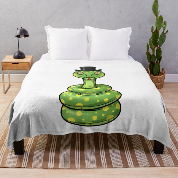 Item preview, Hypnotic Coiled Snake Top Hat Cartoon designed and sold by k3rstman1.