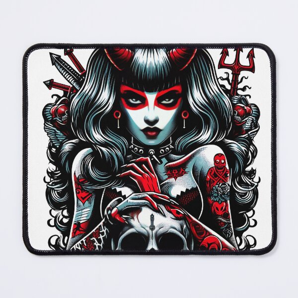 Item preview, demon lady designed and sold by kaosproductions.