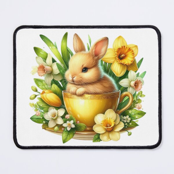 Item preview, Easter Cute Bunny Design, Easter Baby Rabbit, Cute Spring Bunny, Spring Bunny Artwork. designed and sold by gabrielakrall.