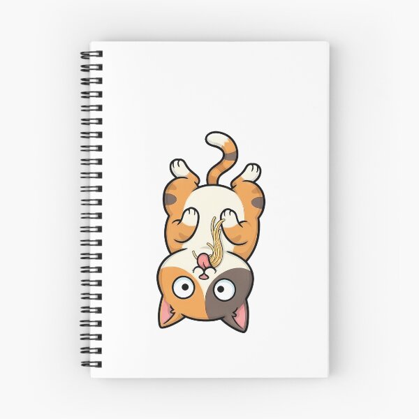 Item preview, Funny Spaghetti Cat Eating Noodles Cartoon designed and sold by k3rstman1.