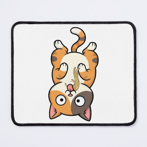 Item preview, Funny Spaghetti Cat Eating Noodles Cartoon designed and sold by k3rstman1.