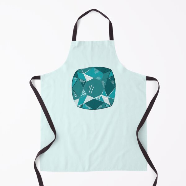 Item preview, Gemstone Square in Cyan designed and sold by MelittArt.