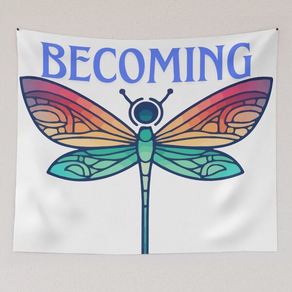 Item preview, Ascension into self - Becoming Dragonfly designed and sold by Rum-Raisin.