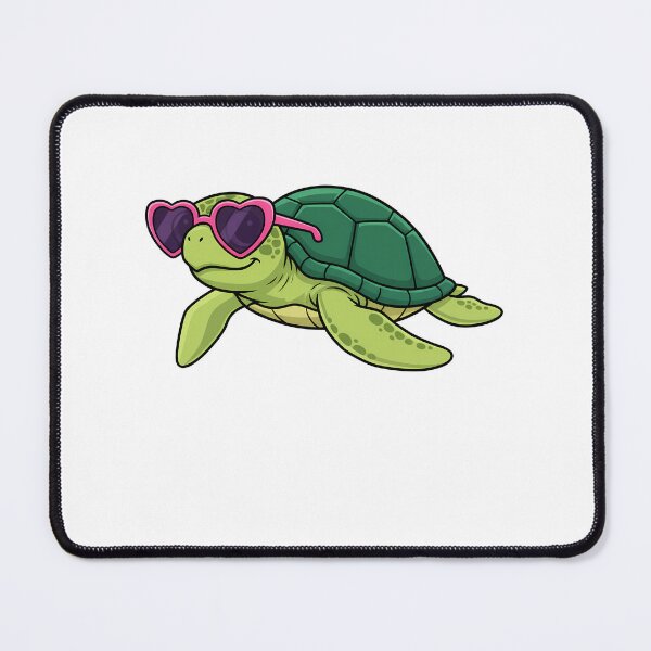 Item preview, Cute Turtle Wearing Heart Sunglasses designed and sold by k3rstman1.