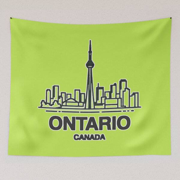 Item preview, Ontario – Toronto Skyline Minimal Line Art designed and sold by Timeless Design.