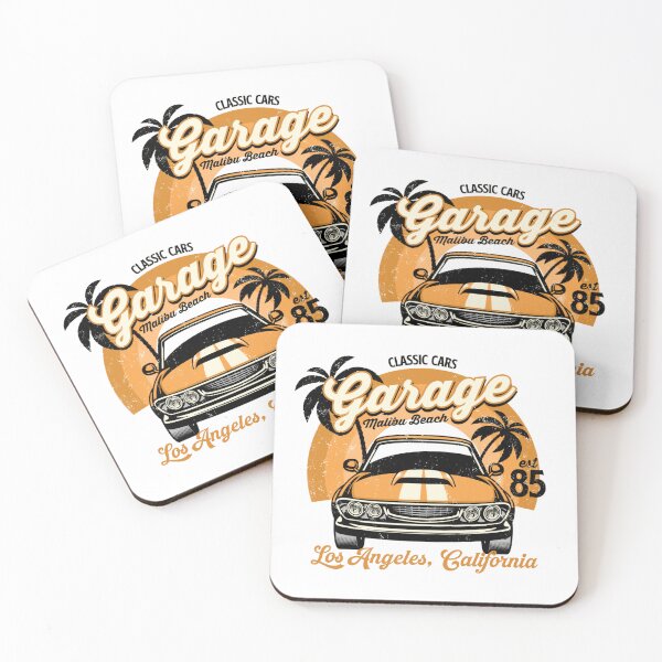 Item preview, Garage Classic Cars – Malibu Beach Los Angeles California 85 designed and sold by MuninosShop.