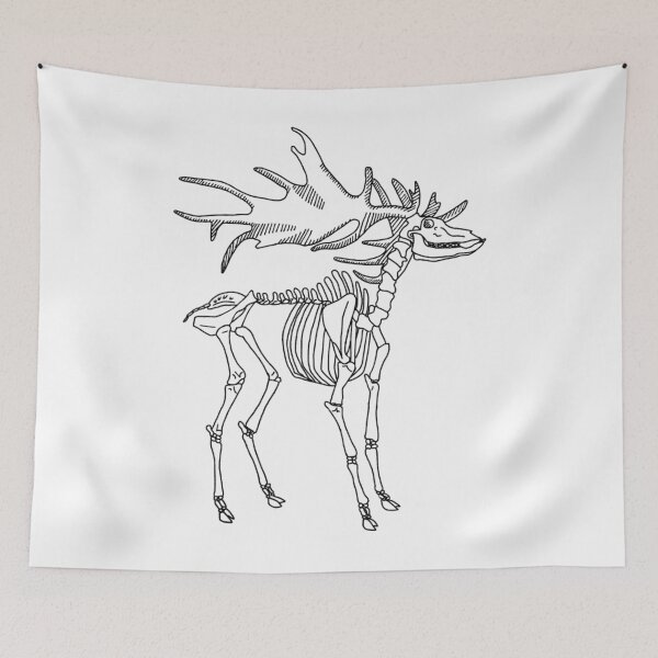 Item preview, Irish Elk Megaloceros Skeleton designed and sold by ebxkdvfl69.