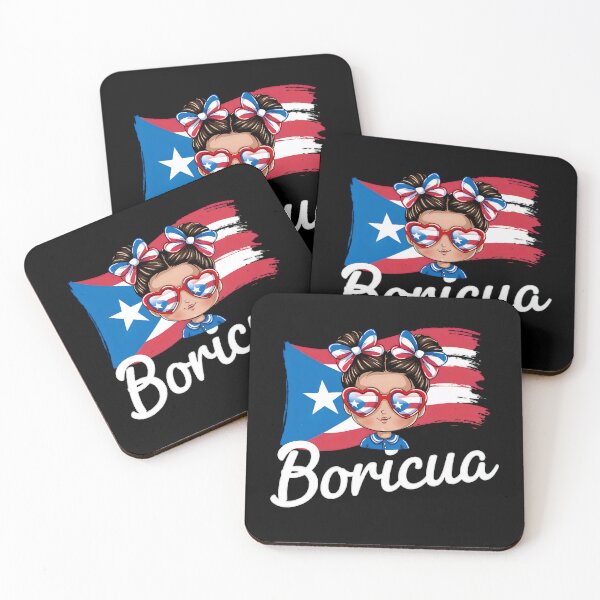 Item preview, Puerto Rican Boricua Girl Puerto Rican Flag Shirt designed and sold by Suzy Perez Art.
