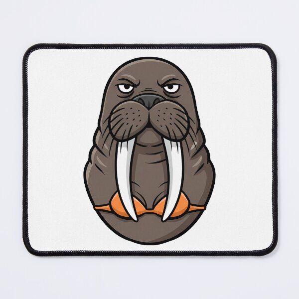 Item preview, Grumpy Walrus Bikini Funny Tusks designed and sold by k3rstman1.