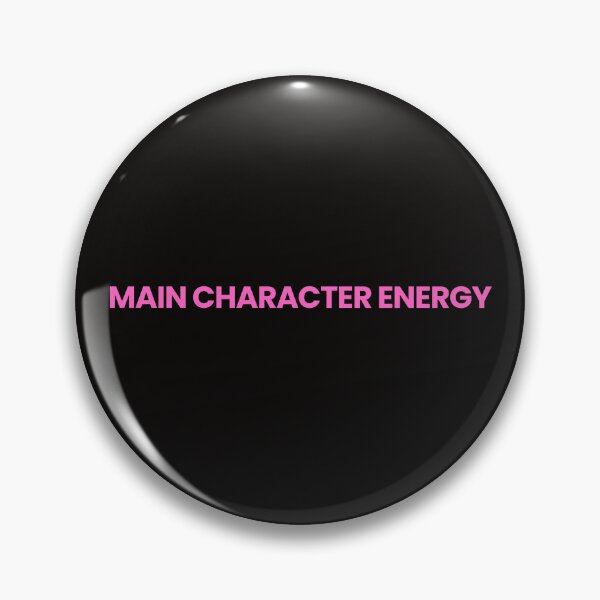 Item preview, Main Character Energy – Motivational Typography Quote designed and sold by annacreatescute.