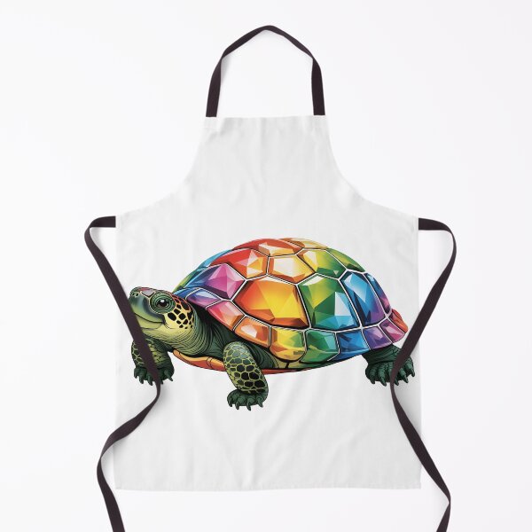 Item preview, Rainbow Crystal Turtle – Colorful Geometric Ocean Animal Art designed and sold by RBToper.