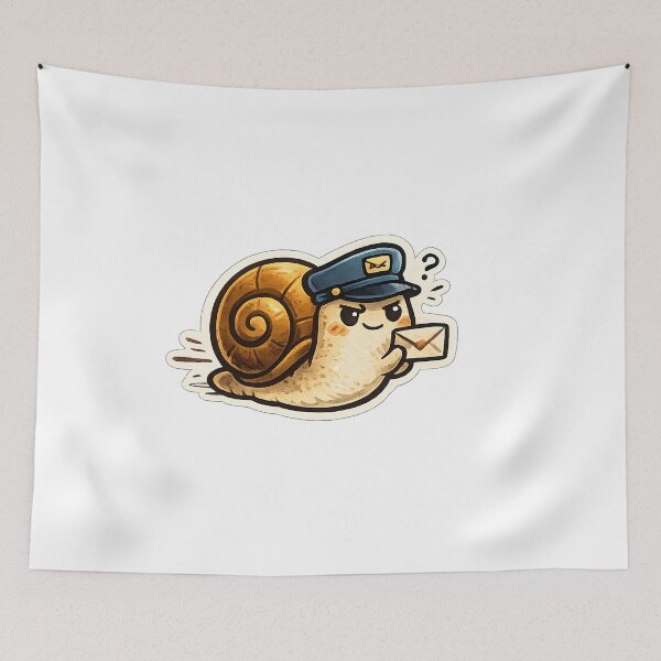 Item preview, Cute Mail Snail Typing Computer designed and sold by ebxkdvfl69.