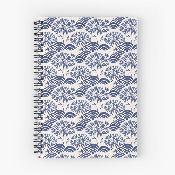 Item preview, Japanese Textile Agapanthus Pattern designed and sold by HOMETOWN86.