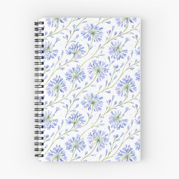 Item preview, Flowing Vine Stripe Agapanthus Pattern designed and sold by HOMETOWN86.